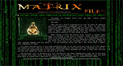 Desktop Screenshot of matrixfiles.com